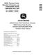 John Deere 859M (Closed Loop Hydrostatic Drive) Tracked Feller Bunchers Operation and Test Manual (TM14563X019) 0