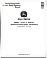 John Deere Central Commodity System Seed Metering Repair Manual (TM2065)