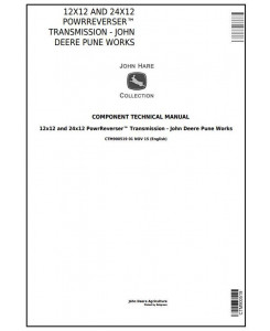 CTM900519 - John Deere Pune Works / 12x12 and 24x12 PowrReverser™ Transmission Technical Manual
