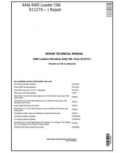 TM10243 - John Deere 444J (SN.from 611275) 4WD Loader Service Repair Technical Manual