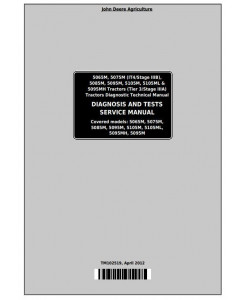 TM102519 - John Deere Tractors 5065M, 5075M, 5085M, 5095M, 5105M, 5105ML, 5095MH Diagnostic Technical Manual