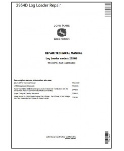 TM10407 - John Deere 2954D Log Loader Service Repair Technical Manual