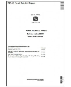 TM10414 - John Deere 2154D Road Builder Service Repair Technical Manual