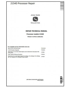 TM10417 - John Deere 2154D Processor Service Repair Technical Manual