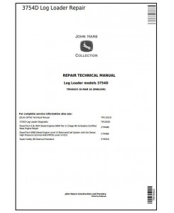 TM10423 - John Deere 3754D Log Loader Service Repair Technical Manual