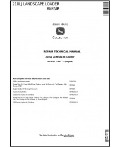 TM10731 - JD John Deere 210LJ Landscape Loader Repair Technical Manual