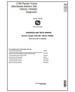 TM111719 - John Deere 1790 Planter Frames (SN.740101-745000) Diagnostic and Tests Service Manual