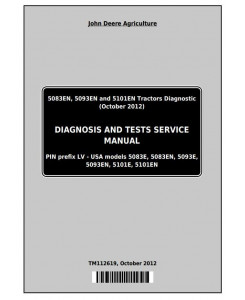 TM112619 - John Deere 5083EN, 5093EN, 5101EN Tractors Diagnostic and Tests Service Manual