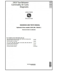 TM115119 - John Deere 1910 (SN.750101-) Hydraulic drv Tow-Between Commodity Air Carts Diagnosis Manual