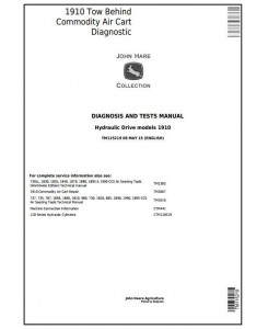 TM115219 - John Deere 1910 Hydraulic Driven Tow Behind Commodity Air Cart Diagnostic & Tests Manual