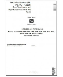 TM117519 - John Deere DB Ser. Planters (SN.745101-750100) SeedStar Frame& Hydraulics Diagnostic Manual