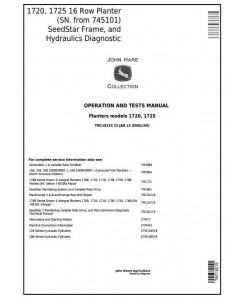 TM118219 - John Deere 1720, 1725 SeedStar 16 Row Planter (SN.745101-) Diagnostic Service Manual