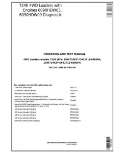 TM12110 - John Deere 724K 4WD Loader (SN. C642718-658064; D642722-658064) Diagnostic Service Manual