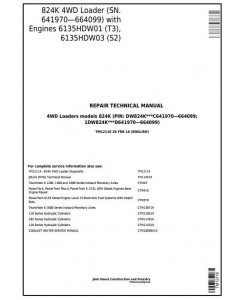 TM12116 - John Deere 824K 4WD Loader (SN.641970—664099) w.T3/S2 Engines Service Repair Technical Manual