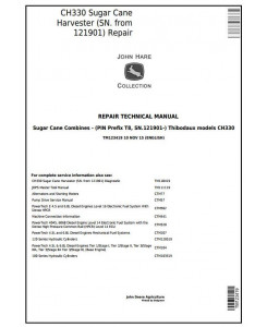 TM123419 - John Deere / Thibodaux CH330 Sugar Cane Harvester (SN.121901-) Repair Service Manual