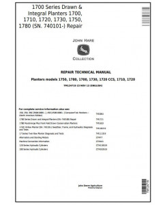 TM124719 - John Deere 1700, 1710, 1720, 1730, 1750, 1780 Planters (SN. 740101-) Service Repair Manual