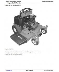 John Deere 648R, 652B, 652R, 661R QuikTrak B/R Series Mower Diagnostic Technical Manual (TM127719)