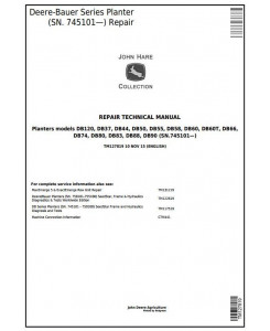 TM127819 - John Deere Deere/Bauer DB Series Planters (SN.745101—) Service Repair Technical Manual