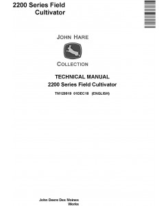 John Deere 2200 Series Field Cultivator Technical Manual (TM129919)