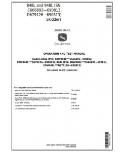 TM13139X19 - John Deere 848L 948L (SN.C666893—690813,D679126—690813) Skidder Diagnostic Service Manual
