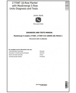 TM131519 - John Deere 1775NT (SN.760101-) 16-Row Planter w.MaxEmerge 5 Row Units Diagnostic Manual
