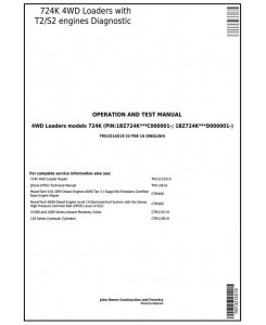 TM13214X19 - John Deere 724K Loader (SN.C000001-;D000001-) w.T2/S2 engines Diagnostic Service Manual