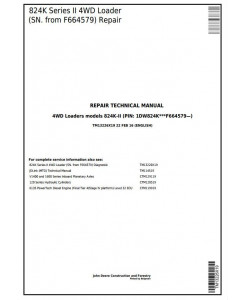TM13226X19 - John Deere 824K Series II 4WD Loader (SN. from F664579) Service Repair Technical Manual