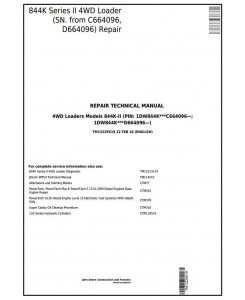 TM13229X19 - John Deere 844K Series II 4WD Loader (SN. from C664096, D664096) Service Repair Manual