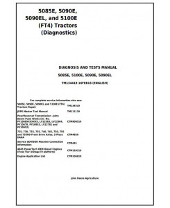 TM134419 - John Deere 5085E, 5090E, 5090EL, 5100E (FT4) Tractors Diagnosis and Tests Service Manual