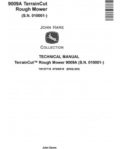 John Deere TerrainCut Rough Mower 9009A Technical Service Manual (TM137719)