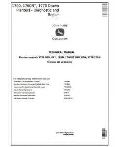 TM1583 - John Deere 1760, 1760NT, 1770 Drawn Planters Diagnostic and Repair Technical Manual