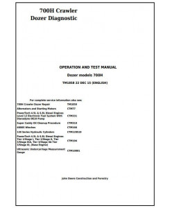 TM1858 - John Deere 700H Crawler Dozer Diagnostic, Operation and Test Service Manual