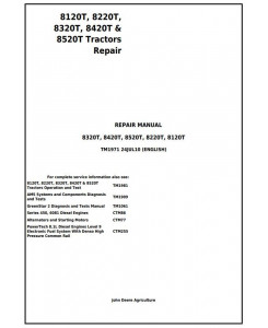 TM1971 - John Deere 8120T, 8220T, 8320T, 8420T & 8520T Tracks Tractors Service Repair Manual