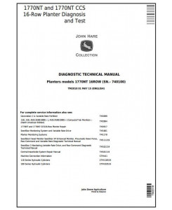 TM2018 - John Deere 1770NT, 1770NT CCS 16-Row Planter (SN.– 740100) Diagnostic and Test Service Manual