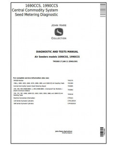 TM2066 - John Deere 1690, 1890, 1990 Seed Metering Central Commodity System Diagnostic Service Manual