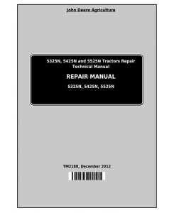 TM2188 - John Deere Tractors 5325N, 5425N and 5525N USA Service Repair Technical Manual