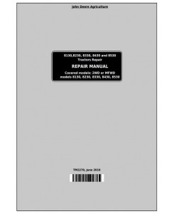 TM2270 - John Deere 8130, 8230, 8330, 8430 and 8530 2WD or MFWD Tractors Service Repair Manual