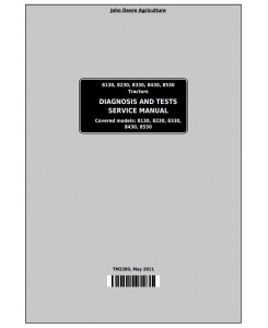 TM2280 - John Deere 8130, 8230, 8330, 8430, 8530 Tractors Diagnosis and Tests Service Manual