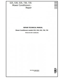 TM2324 - John Deere 525, 530, 535, 730, 735 Mower Conditioners Service Repair Technical Manual