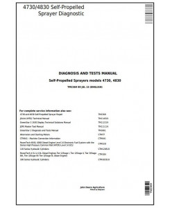 TM2369 - John Deere 4730, 4830 Self-Propelled Sprayers Diagnostic and Tests Service Manual