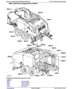 TM301019 - John Deere C440R Round Hay and forage Wrapping Baler Diagnostic and Tests Service Manual