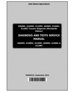 TM406519 - John Deere Tractors 6090MC, 6090RC, 6100MC, 6100RC, 6110MC, 6110RC Diagnostic Service Manual