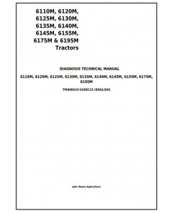 TM408419 - John Deere 6110M, 6120M, 6125M, 6130M, 6135M, 6140M, 6145M, 6155M, 6175M, 6195M Diagnostic&Tests manual