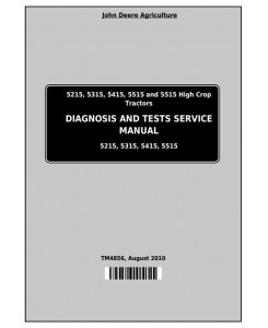 TM4856 - John Deere Tractors 5215, 5315, 5415, 5515 All Inclusive Diagnostic and Repair Service Manual