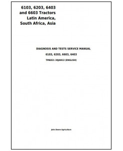 TM6021 - John Deere Tractors 6103, 6203, 6403, 6603 (Latin America) Diagnostic and Tests Service Manual