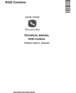 John Deere R230 Combine Technical Service Manual (TM702619)