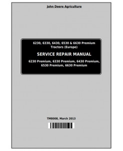 TM8008 - John Deere Tractors 6230, 6330, 6430, 6530 and 6630 Premium (European) Service Repair Manual