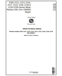 TM804119 - John Deere 2109, 2111, 2113, 2115, 2117, 2122, 2126, 2130,2134 Meter Planters Repair Manual