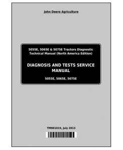 TM901019 - John Deere Tractors 5055E, 5065E, 5075E (North America) Diagnostic and Tests Service Manual