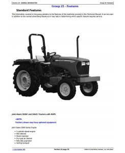 TM901719 - John Deere Tractors 5036C, 5042C (Export) PIN Prefix PY or 1PY All Inclusive Technical Manual